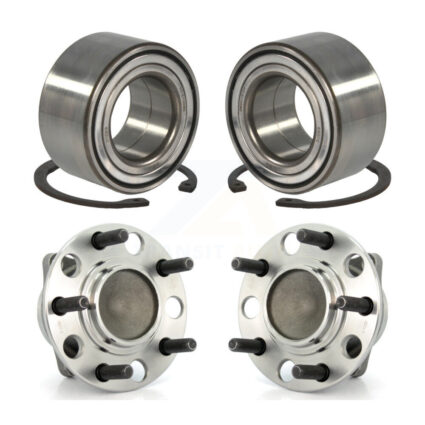 Front Rear Wheel Bearing And Hub Assembly Kit For Dodge Caliber K70-101632