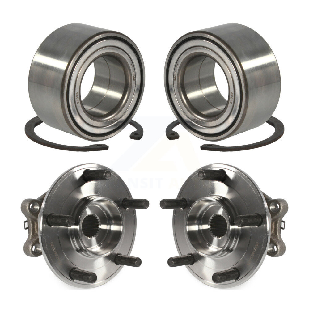Front Rear Wheel Bearing And Hub Assembly Kit For Mitsubishi RVR Outlander PHEV Sport K70-101642