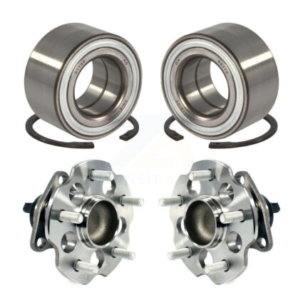 Front Rear Wheel Bearing And Hub Assembly Kit For 2017-2018 Toyota Prius V K70-101656