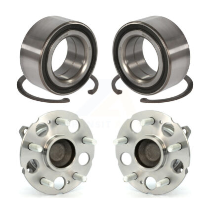 Front Rear Wheel Bearing And Hub Assembly Kit For Honda Accord Crosstour FWD K70-101657