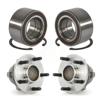 Front Rear Wheel Bearing And Hub Assembly Kit For Mazda 3 5 Sport K70-101660