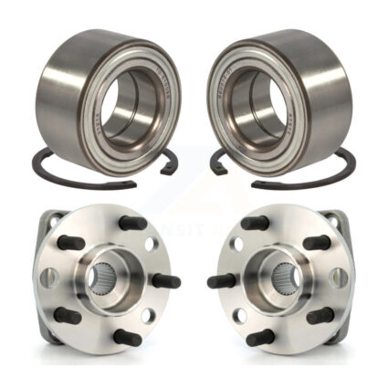 Front Rear Wheel Bearing And Hub Assembly Kit For 2002-2008 Jaguar X-Type K70-101661