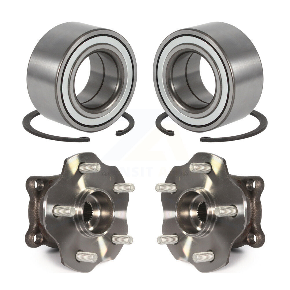 Front Rear Wheel Bearing & Hub Assembly Kit For Toyota Highlander Lexus RX350 RX450h AWD K70-101663