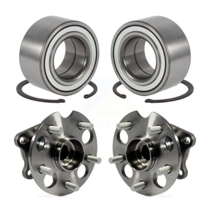 Front Rear Wheel Bearing And Hub Assembly Kit For 2011-2020 Toyota Sienna AWD K70-101665