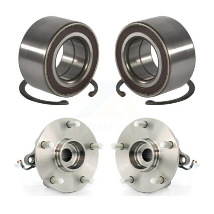 Front Rear Wheel Bearing And Hub Assembly Kit For 2007-2013 Suzuki SX4 AWD K70-101666