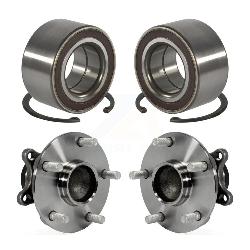 Front Rear Wheel Bearing And Hub Assembly Kit For 2008-2013 Suzuki SX4 FWD K70-101667