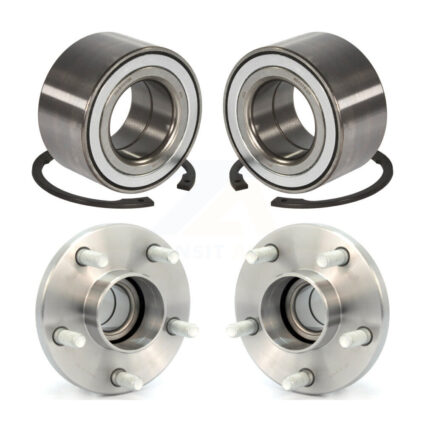Front Rear Wheel Bearing And Hub Assembly Kit For 2010-2013 Ford Transit Connect K70-101672