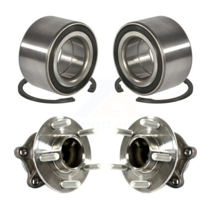 Front Rear Wheel Bearing And Hub Assembly Kit For Ford Focus With Parking Assist K70-101675