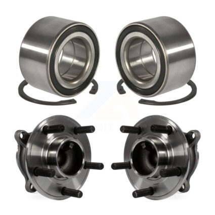 Front Rear Wheel Bearing And Hub Assembly Kit For Ford Focus Without Active Park Assist K70-101676