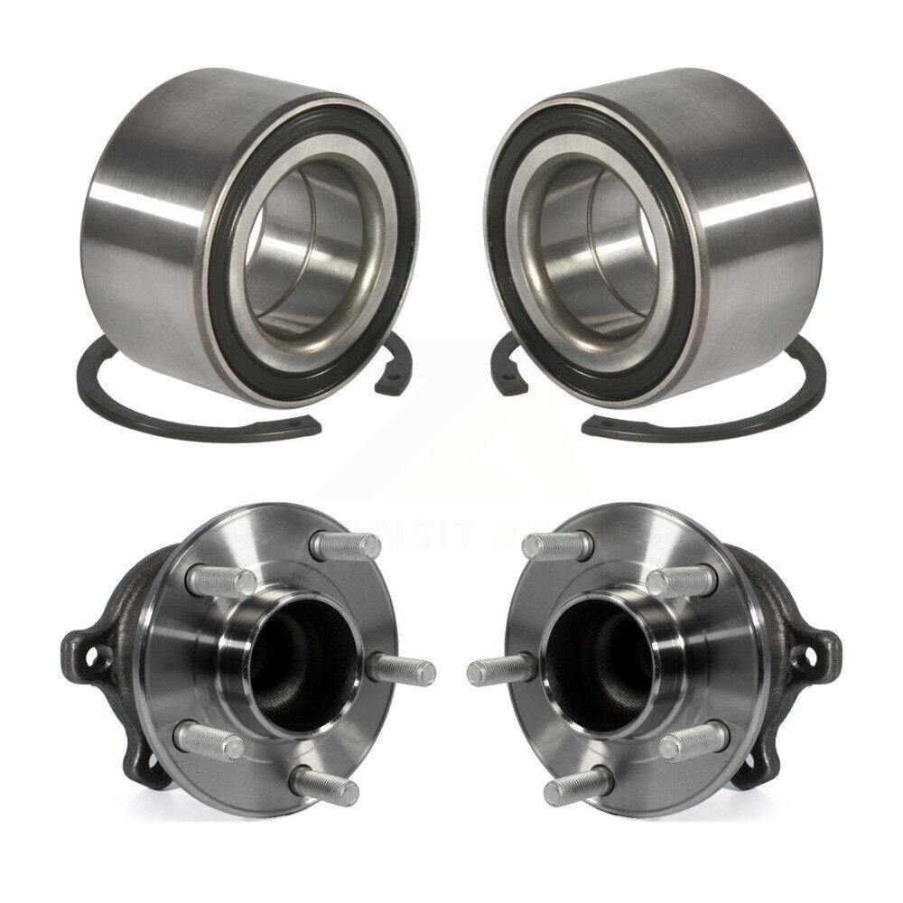 Front Rear Wheel Bearing And Hub Assembly Kit For Ford Escape Lincoln MKC C-Max K70-101677