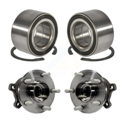 Front Rear Wheel Bearing And Hub Assembly Kit For Ford Escape Lincoln MKC K70-101678