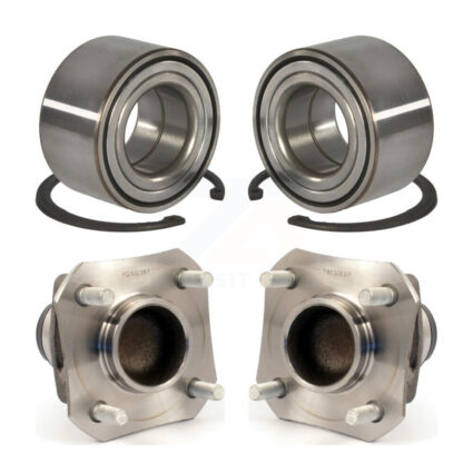 Front Rear Wheel Bearing And Hub Assembly Kit For 2010-2011 Nissan Versa Non-ABS K70-101683