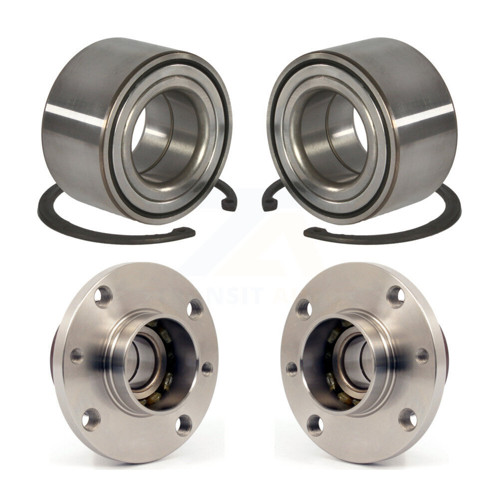 Front Rear Wheel Bearing And Hub Assembly Kit For Fiat 500 K70-101684