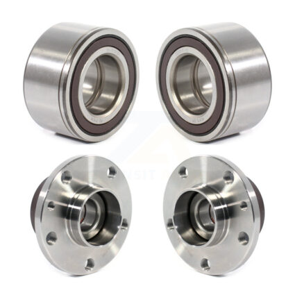 Front Rear Wheel Bearing And Hub Assembly Kit For 2014-2018 Fiat 500L K70-101693
