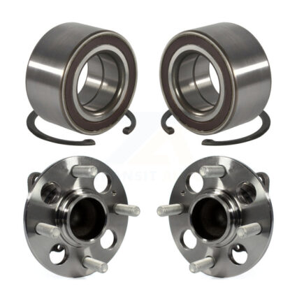 Front Rear Wheel Bearing And Hub Assembly Kit For 2012-2017 Kia Rio K70-101694
