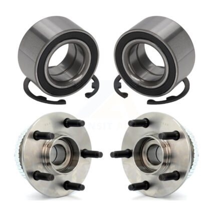 Front Rear Wheel Bearing And Hub Assembly Kit For Ford Taurus Mercury Sable Lincoln K70-101696