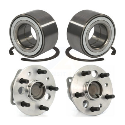 Front Rear Wheel Bearing And Hub Assembly Kit For 2002-2003 Toyota Camry Lexus ES300 K70-101702