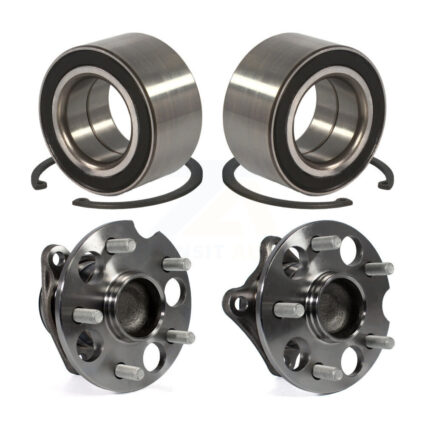 Front Rear Wheel Bearing And Hub Assembly Kit For 2009-2016 Toyota Venza FWD K70-101705