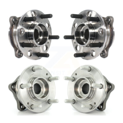 Front Rear Wheel Bearing & Hub Assembly Kit For Hyundai Santa Fe Sport XL AWD K70-101710