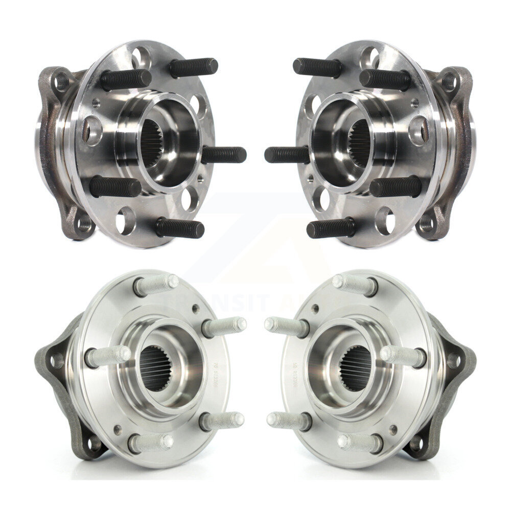 Front Rear Wheel Bearing & Hub Assembly Kit For Hyundai Santa Fe Sport XL AWD K70-101710