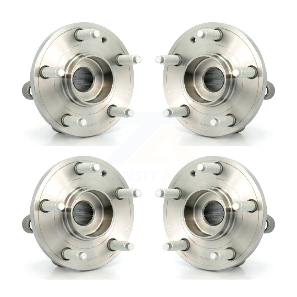 Front Rear Wheel Bearing & Hub Assembly Kit For Ford Explorer Police Interceptor Utility K70-101755