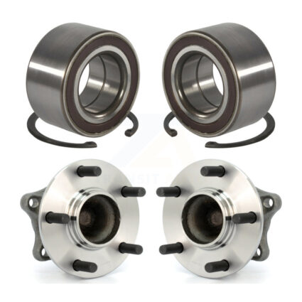 Front Rear Wheel Bearing And Hub Assembly Kit For 2009-2013 Mazda 6 2.5L K70-101768