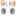Rear Wheel Bearing Hub Assembly Pair For Chevrolet Cadillac XT5 Traverse GMC Acadia Buick K70-101781