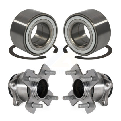Front Rear Wheel Bearing And Hub Assembly Kit For 2015-2020 Honda Fit K70-101799