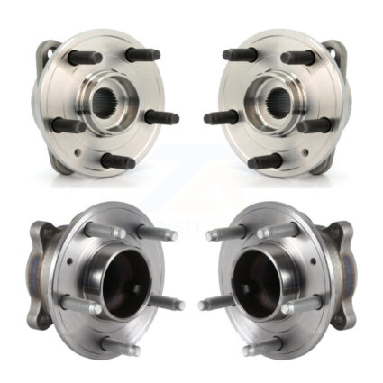Front Rear Wheel Bearing Hub Assembly Kit For 13 Chevrolet Cruze With 16″ Factory Wheels K70-101816