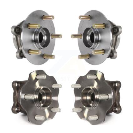 Front Rear Wheel Bearing & Hub Assembly Kit For Lexus RX350 RX450h RX350L RX450hL K70-101847