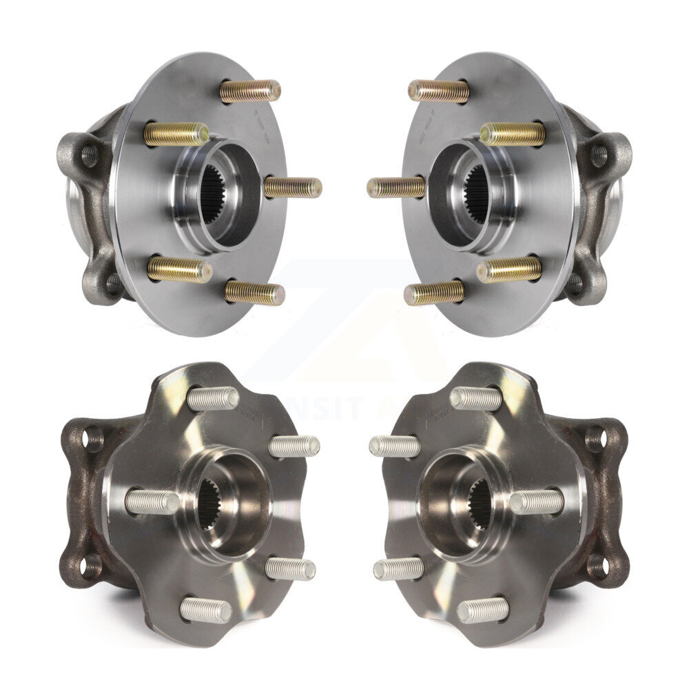 Front Rear Wheel Bearing & Hub Assembly Kit For Lexus RX350 RX450h RX350L RX450hL K70-101847