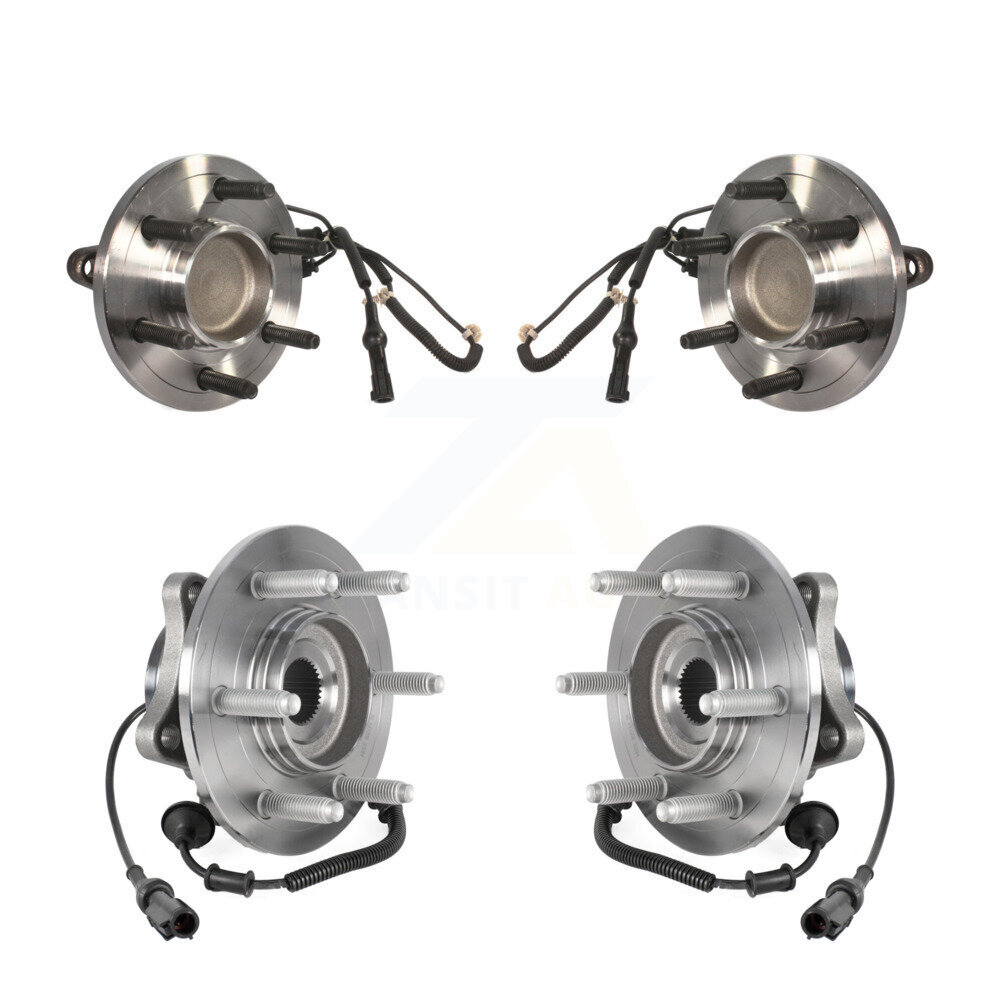 Front Rear Wheel Bearing & Hub Assembly Kit For Ford Expedition Lincoln Navigator RWD K70-101852