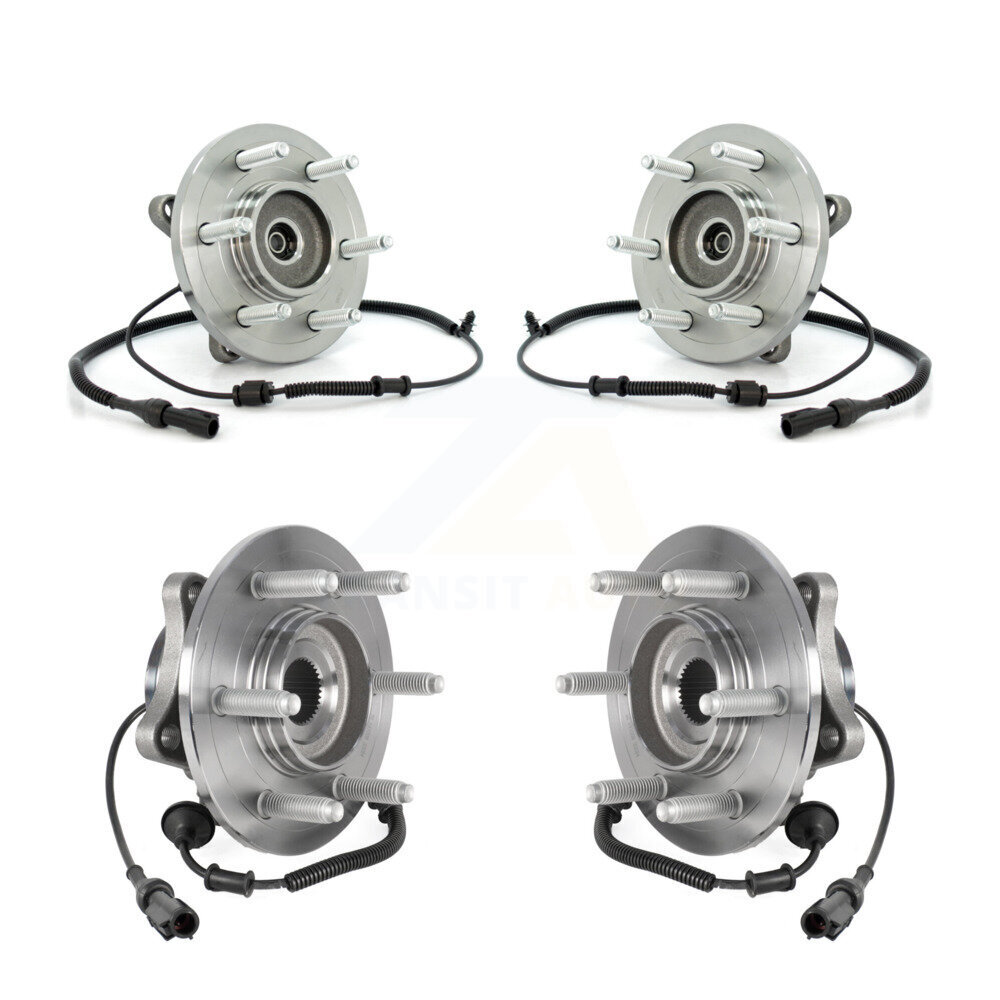 Front Rear Wheel Bearing & Hub Assembly Kit For Ford Expedition Lincoln Navigator K70-101853