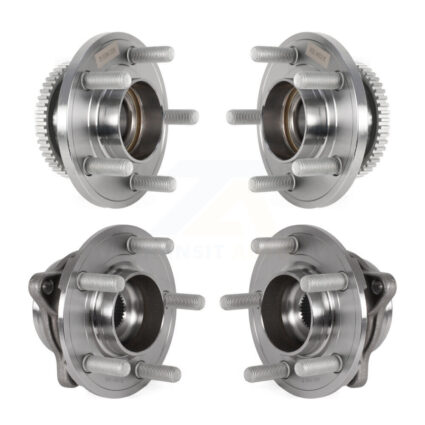 Front Rear Wheel Bearing & Hub Assembly Kit For Ford Mustang K70-101862