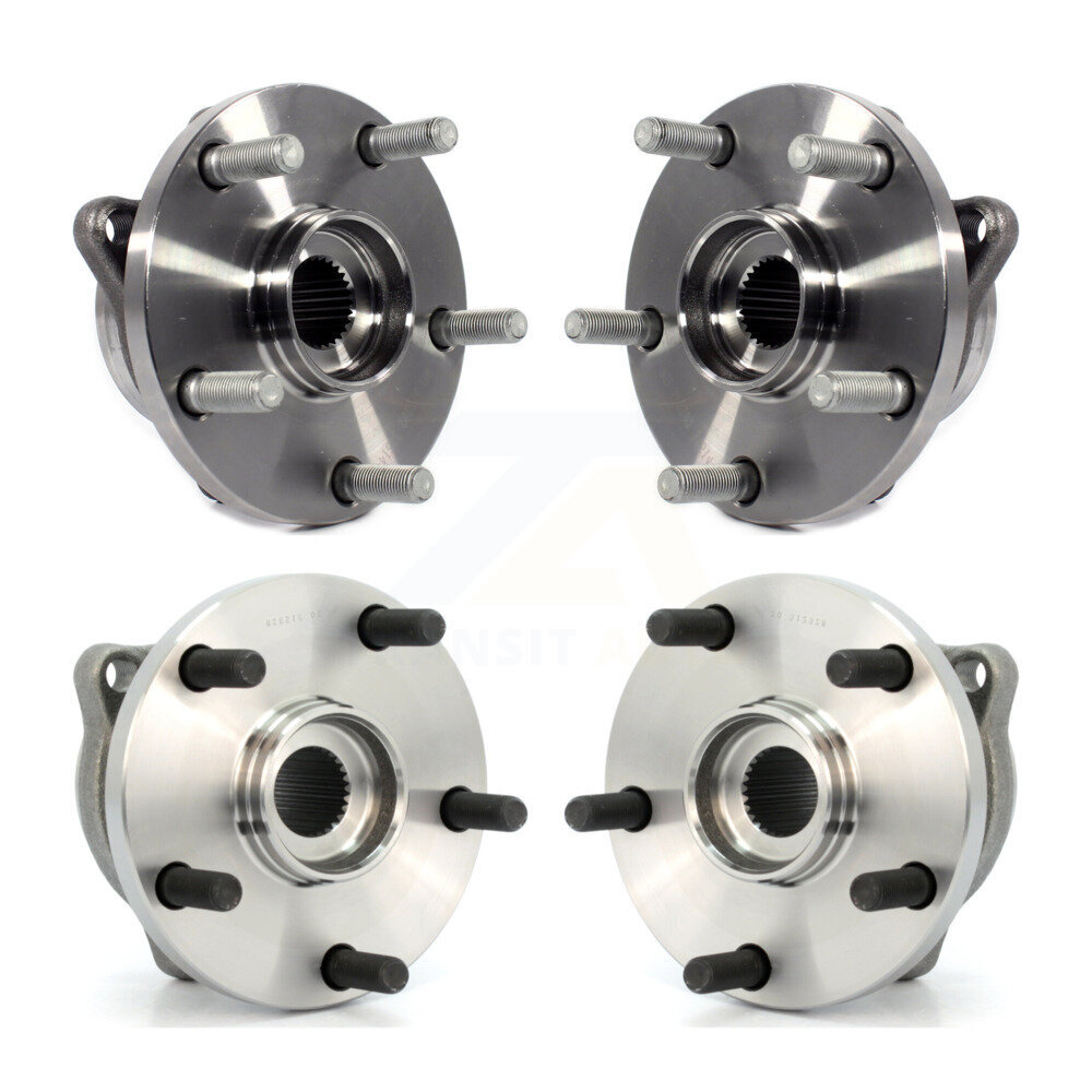 Front Rear Wheel Bearing & Hub Assembly Kit For 2006-2007 Subaru B9 Tribeca K70-101866
