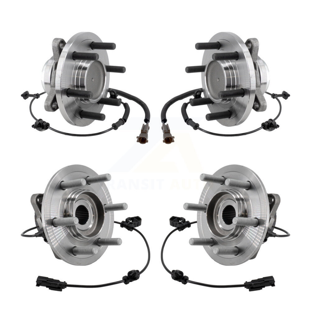 Front Rear Wheel Bearing & Hub Assembly Kit For Ford Expedition Lincoln Navigator RWD K70-101919