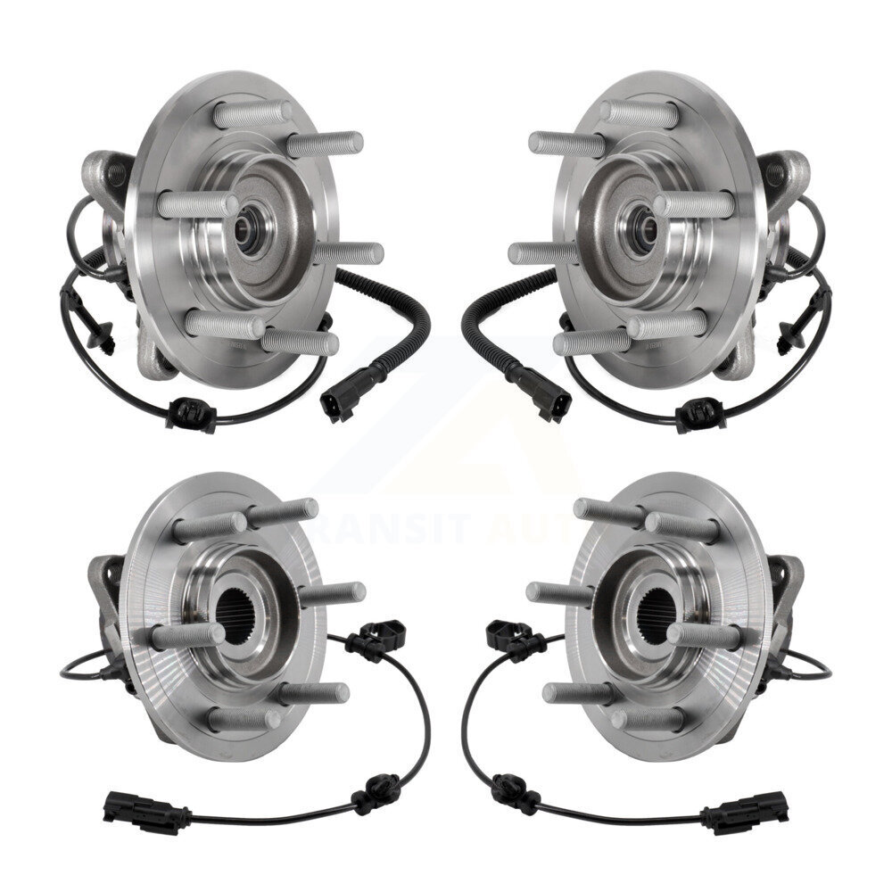 Front Rear Wheel Bearing & Hub Assembly Kit For Ford Expedition Lincoln Navigator 4WD K70-101920