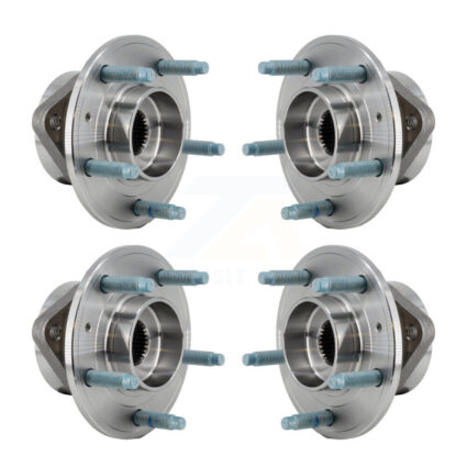 Front Rear Wheel Bearing Hub Assembly Kit For 2018-2022 Chevrolet Equinox GMC Terrain 4WD K70-101941
