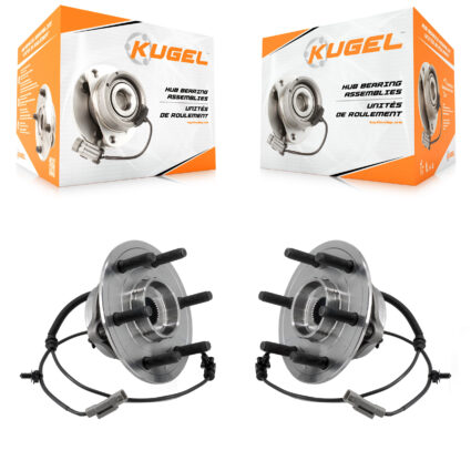 Front Wheel Bearing And Hub Assembly Pair For Ram 1500 With 22″ Factory Wheels K70-101950
