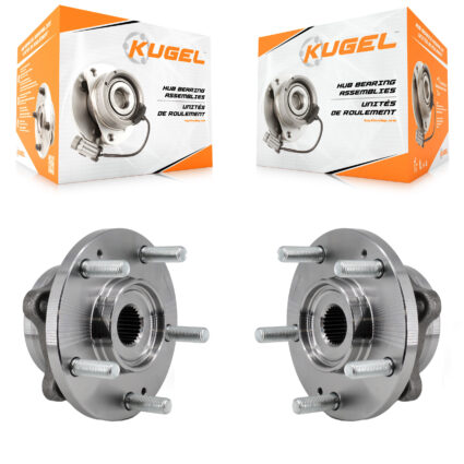 Front Wheel Bearing And Hub Assembly Pair For Kia Soul Rondo K70-101955