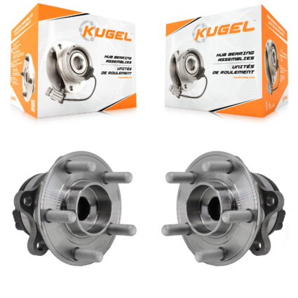 Rear Wheel Bearing & Hub Assembly Pair For Ford Edge Lincoln MKX Nautilus Continental FWD K70-101966