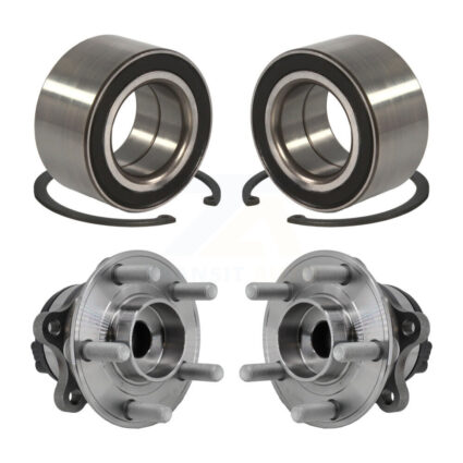 Front Rear Wheel Bearing And Hub Assembly Kit For 2015 Ford Edge FWD K70-101983