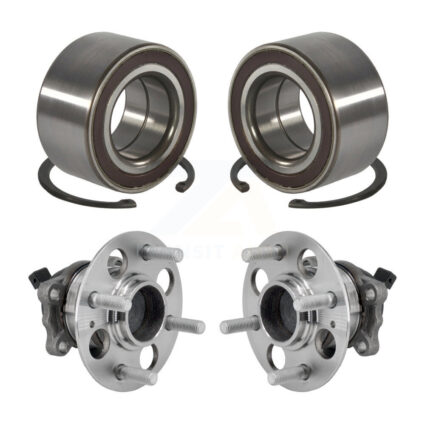 Front Rear Wheel Bearing And Hub Assembly Kit For 2018-2022 Kia Rio Hyundai Accent K70-101990