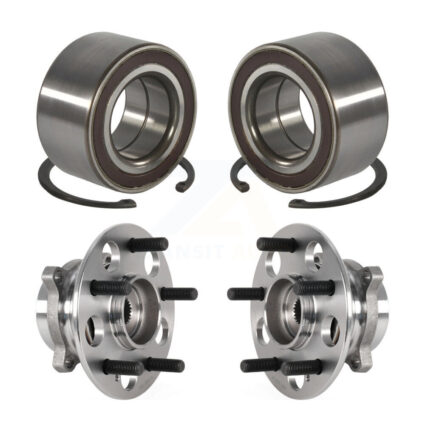 Front Rear Wheel Bearing And Hub Assembly Kit For 2017-2023 Honda CR-V AWD K70-102003