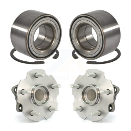 Front Rear Wheel Bearing And Hub Assembly Kit For 2017-2018 Toyota Corolla iM K70-102009