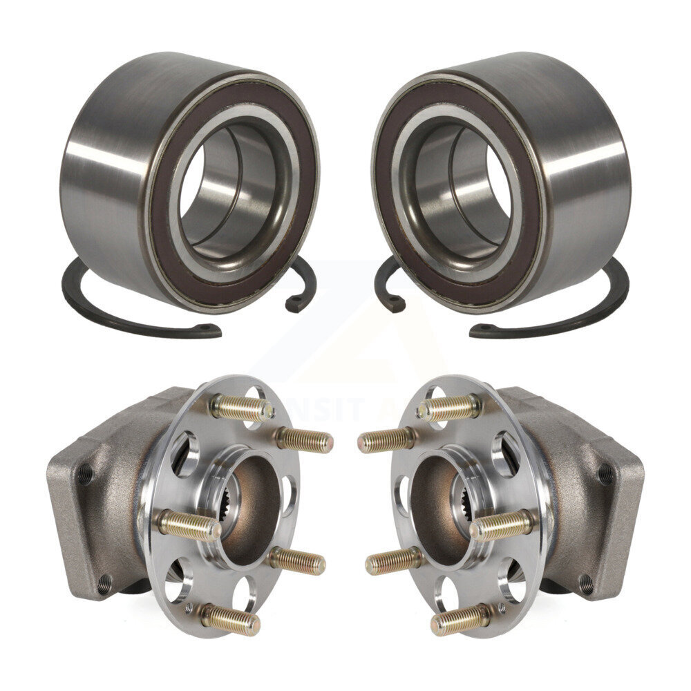 Front Rear Wheel Bearing And Hub Assembly Kit For 2016-2022 Honda HR-V AWD K70-102017