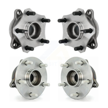 Front Rear Wheel Bearing & Hub Assembly Kit For 2010-2013 Suzuki Kizashi AWD K70-102026