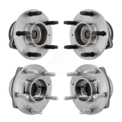 Front Rear Wheel Bearing & Hub Assembly Kit For 2014-2019 Chevrolet Corvette K70-102033