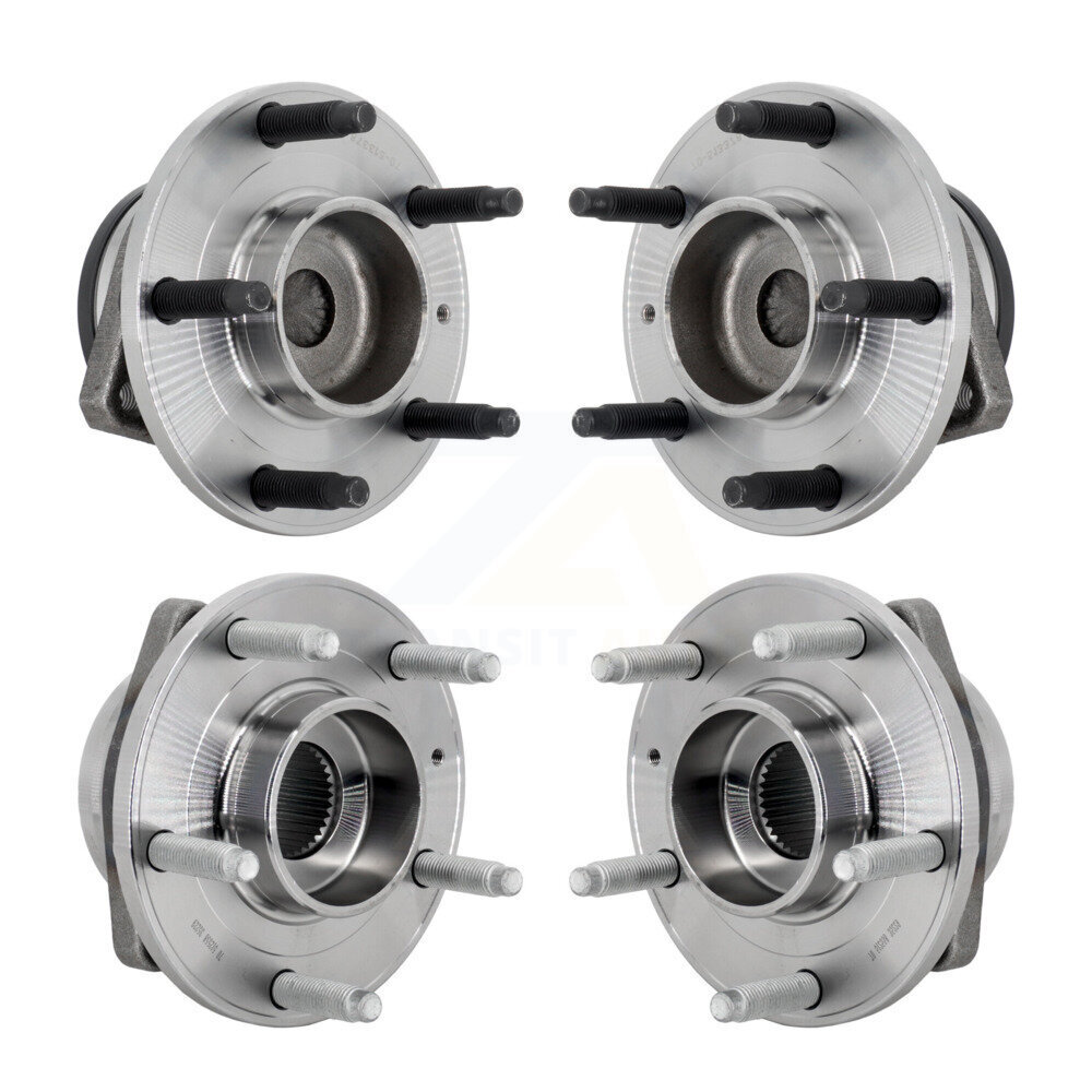Front Rear Wheel Bearing & Hub Assembly Kit For 2014-2019 Chevrolet Corvette K70-102033