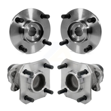Front Rear Wheel Bearing & Hub Assembly Kit For 2009-2014 Nissan Cube K70-102048
